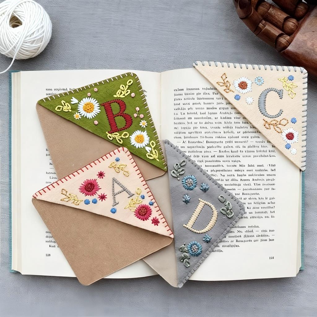 Embroidery Viewer - Creative Personalized Embroidery Bookmark, Vintage Style
