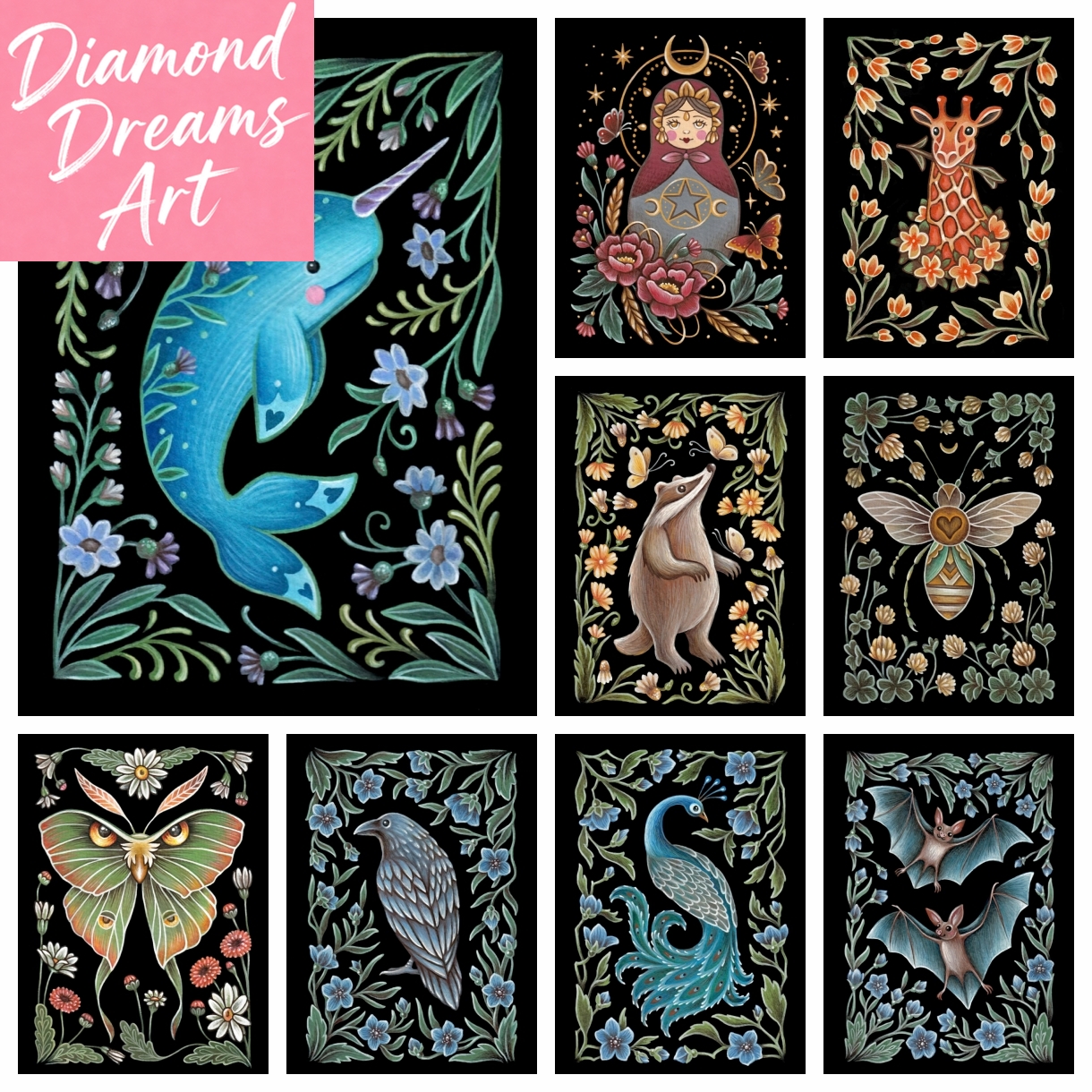 Embroidery H&M - Frameless,5d DIY Diamond Art Painting Kits