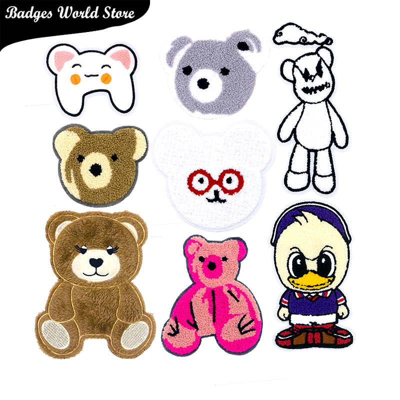 Embroidery Viewer - Cute White Brown Bear Glasses Cat