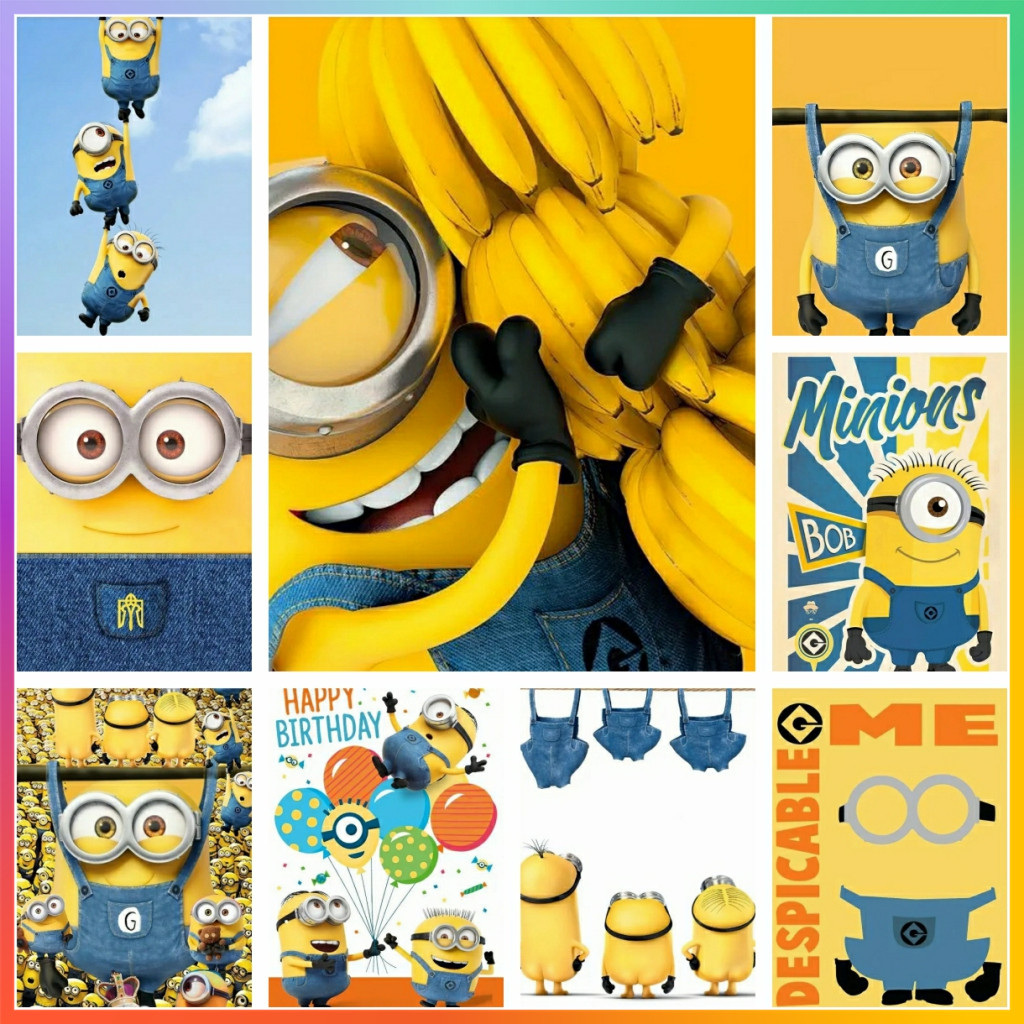 Embroidery Love - Cute M-Minions Cartoon L-Lovely Cross Stitch