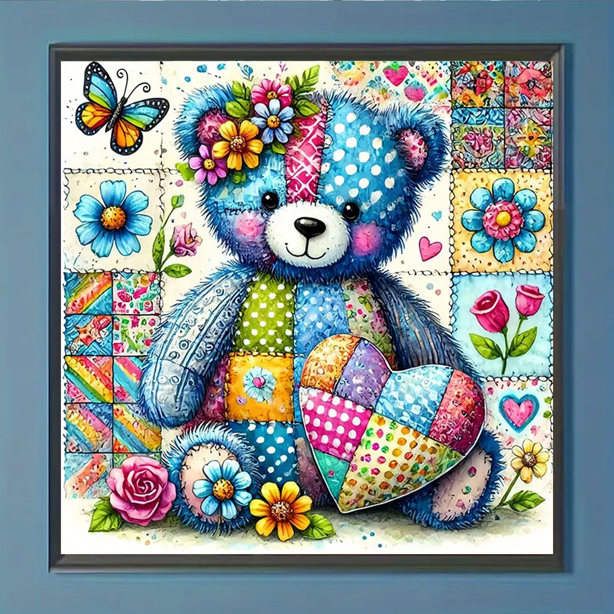 Embroidery H&M - 5D Diamond Painting Set, Colorful Circular