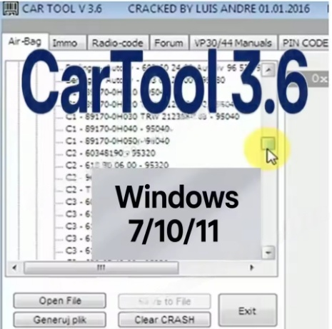 CarTool 3.6 Car tool for Immo  - Embroidery Legacy Software avaliação e preço