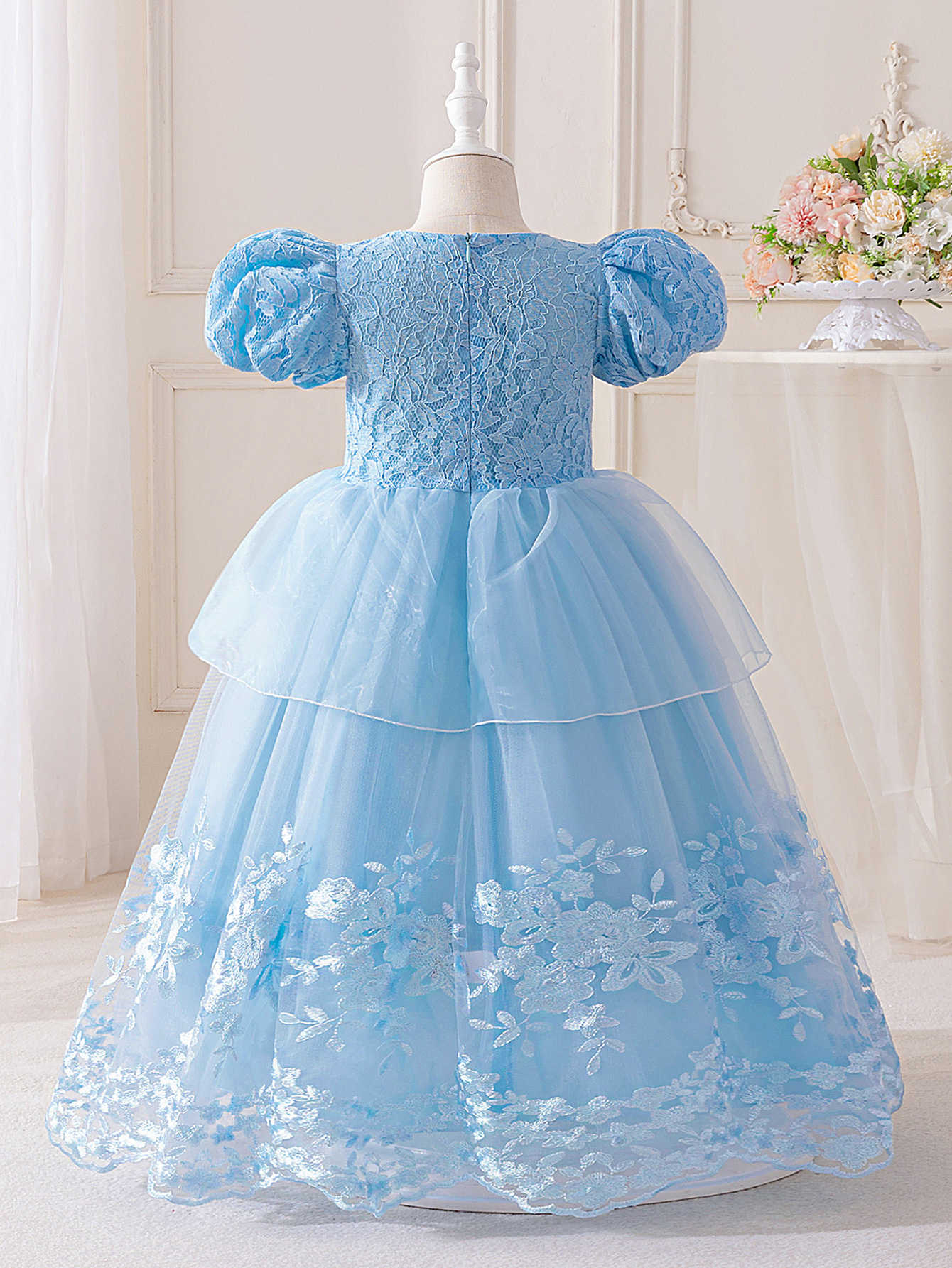 Bubble sleeve princess dress f - Embroidery World avaliação e preço