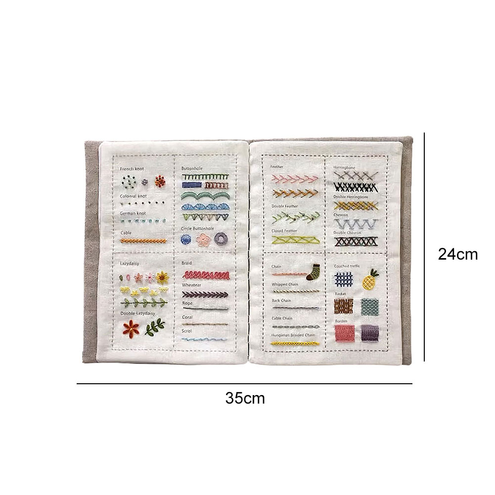 DIY Stitch Book Handmade Sewin - Embroidery Guide Book avaliação e preço