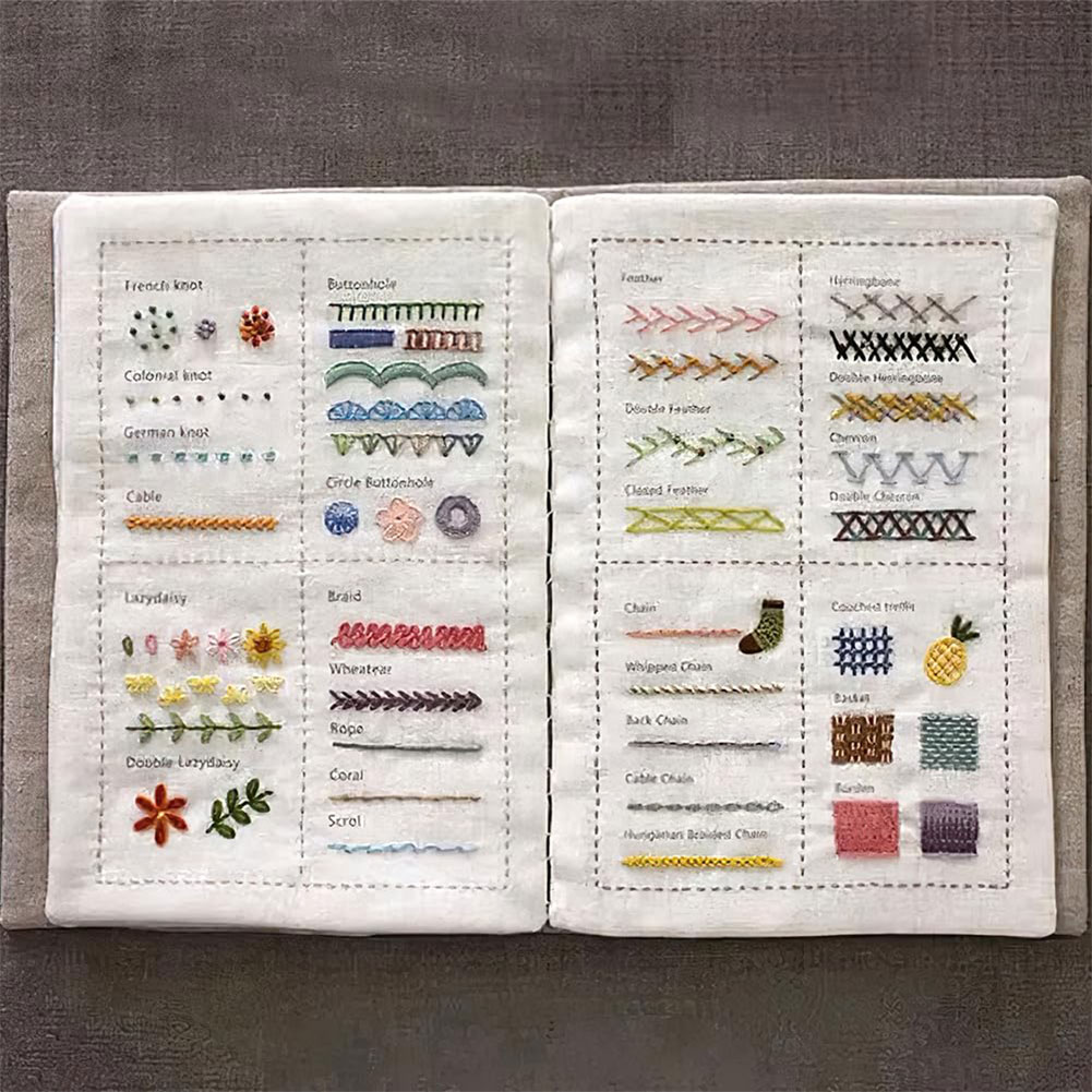 DIY Stitch Book Handmade Sewin - Embroidery Guide Book avaliação e preço