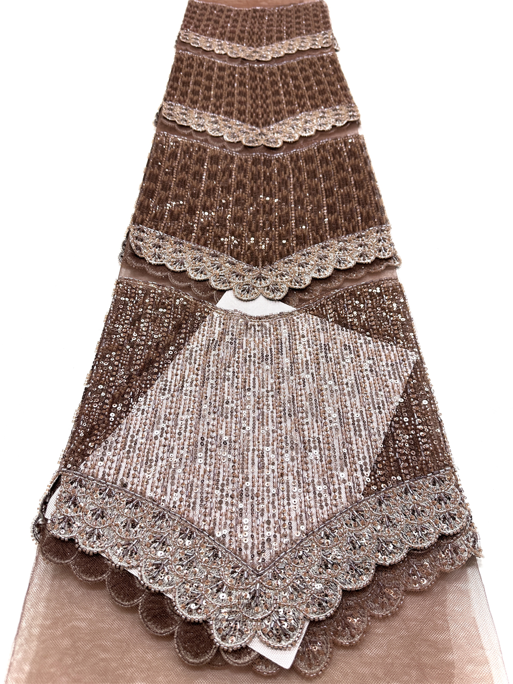 Luxury African Nigerian High-E - Embroidery Net Dress avaliação e preço