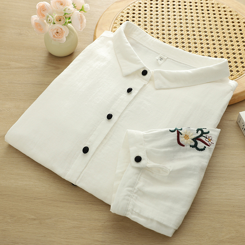 New 2026 Summer Women Cotton Y - Embroidery Love avaliação e preço