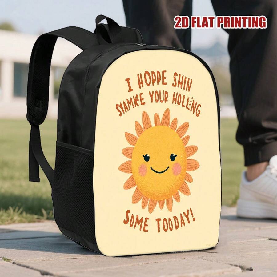 Fashion Sunshine Smiling Face  - Embroidery Bag avaliação e preço