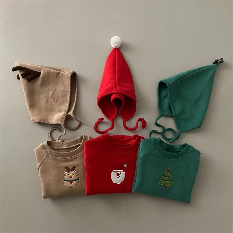Baby Christmas Romper with Hat - Embroidery Xmas Tree avaliação e preço