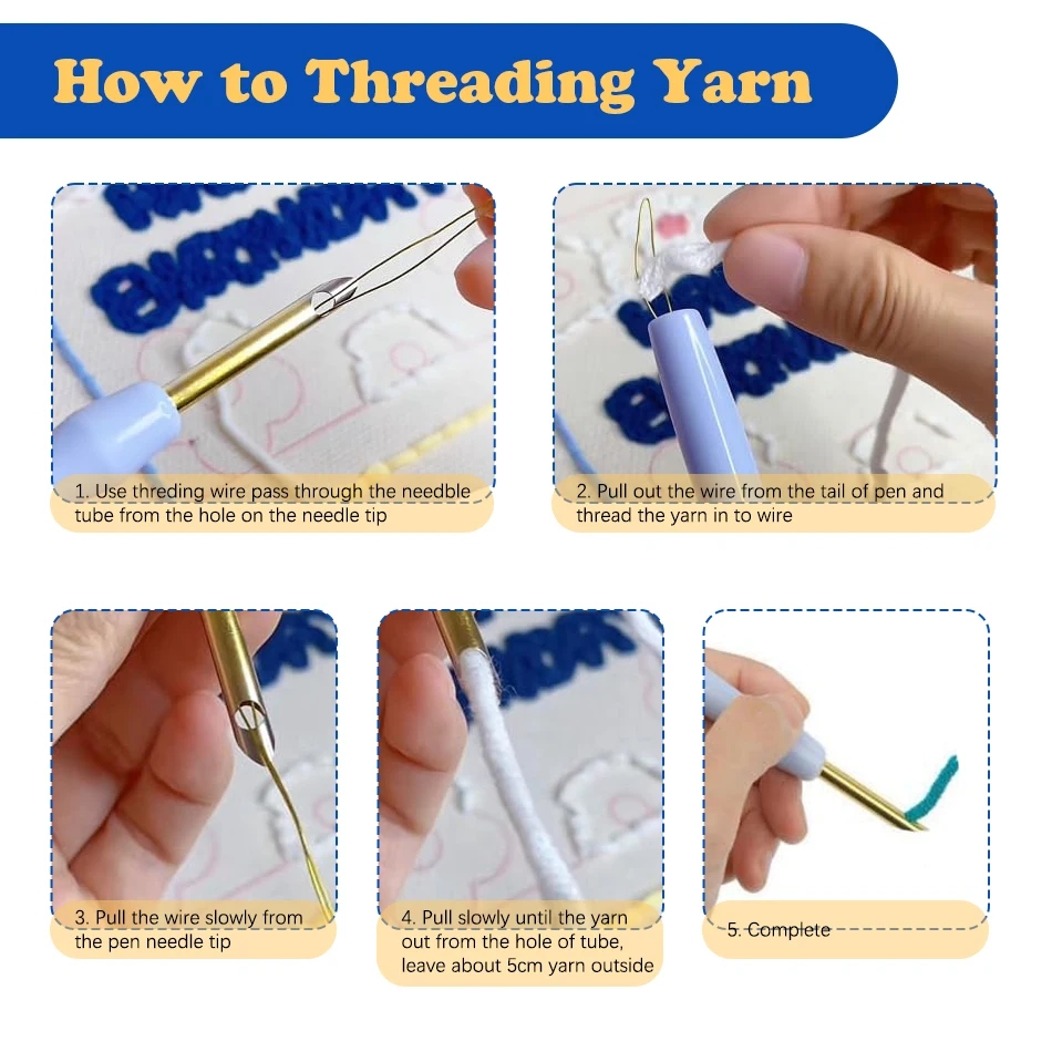 DIY Punch Needle Kits Mushroom - Embroidery Guide Book avaliação e preço