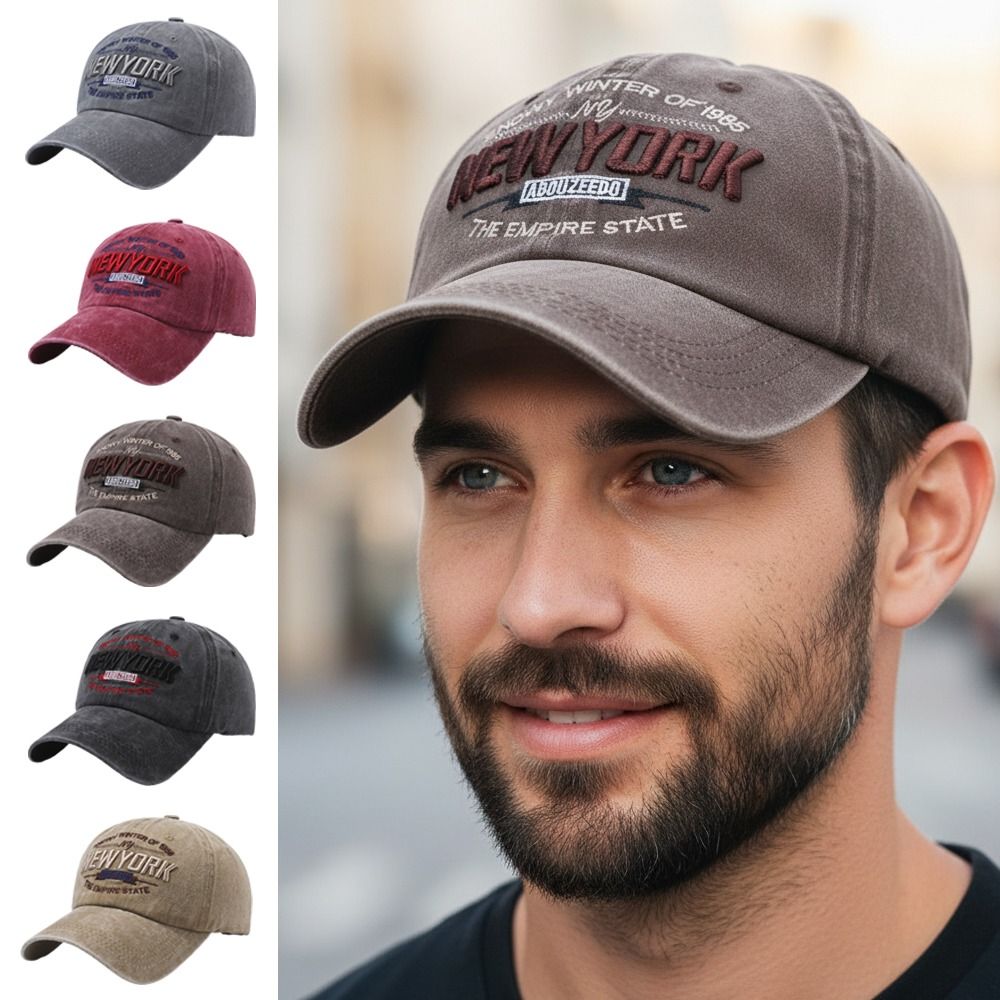 Casual NEW YORK Letter Embroid - Embroidery York avaliação e preço