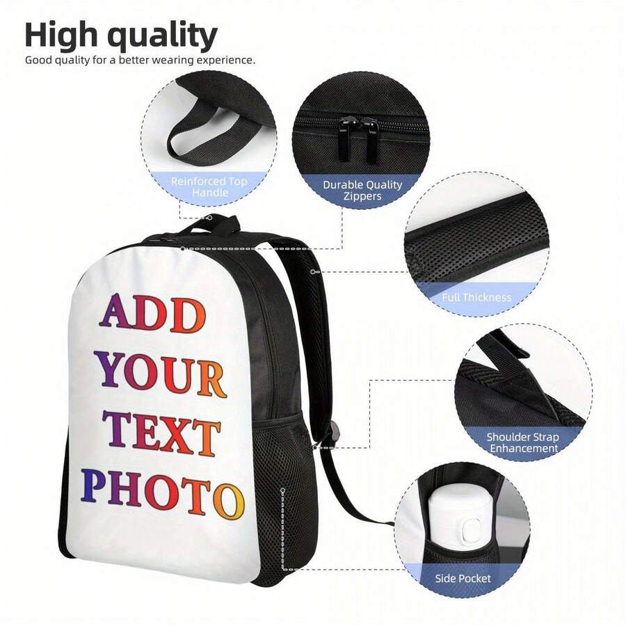 Customizable Photo Backpack Fo - Embroidery Bag avaliação e preço