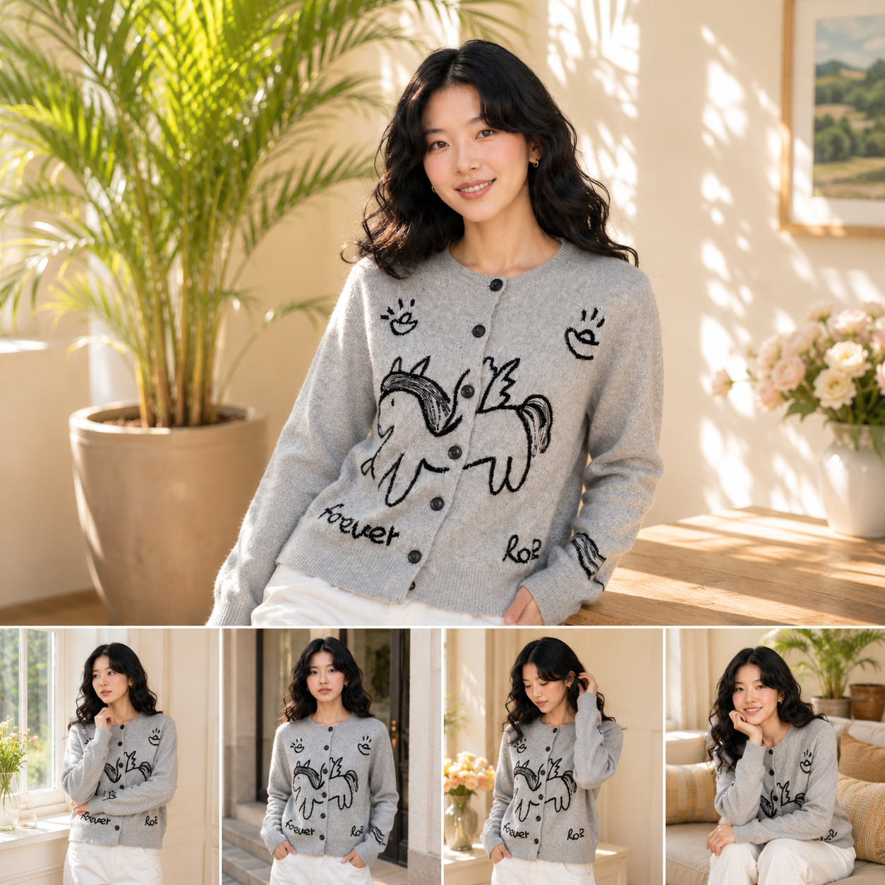 Stylish and versatile, this un - Embroidery Charm avaliação e preço