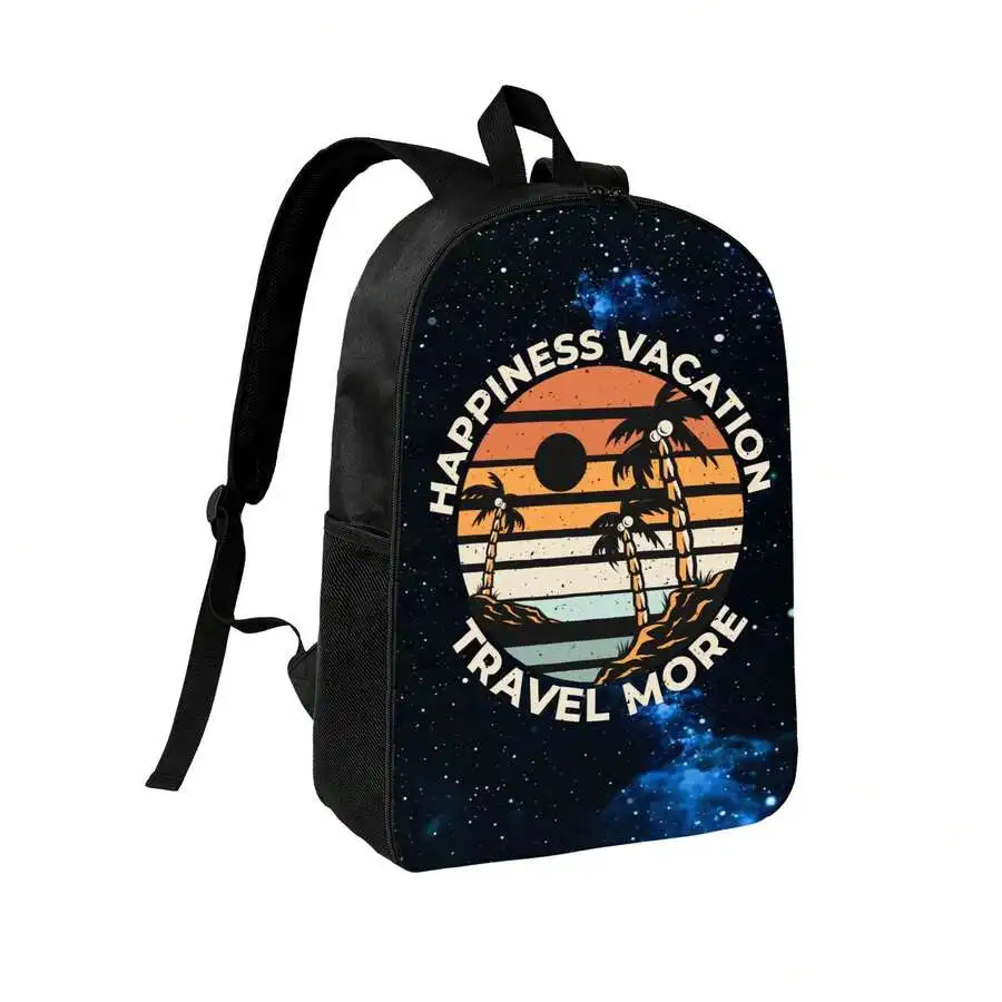 Happiness Vacation Travel More - Embroidery Bag avaliação e preço