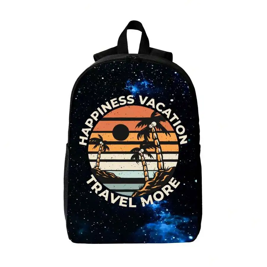 Happiness Vacation Travel More - Embroidery Bag avaliação e preço