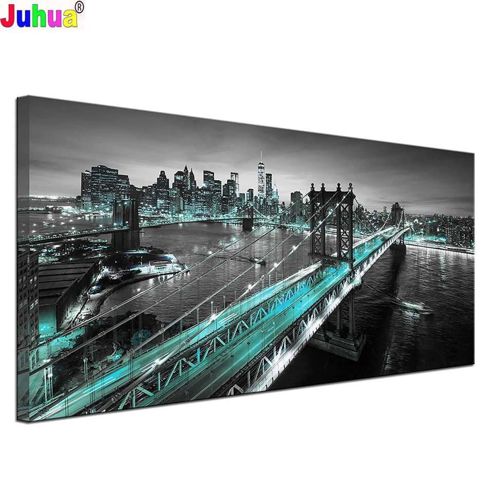 Famous Modern Urban Skyline Ni - Embroidery York avaliação e preço