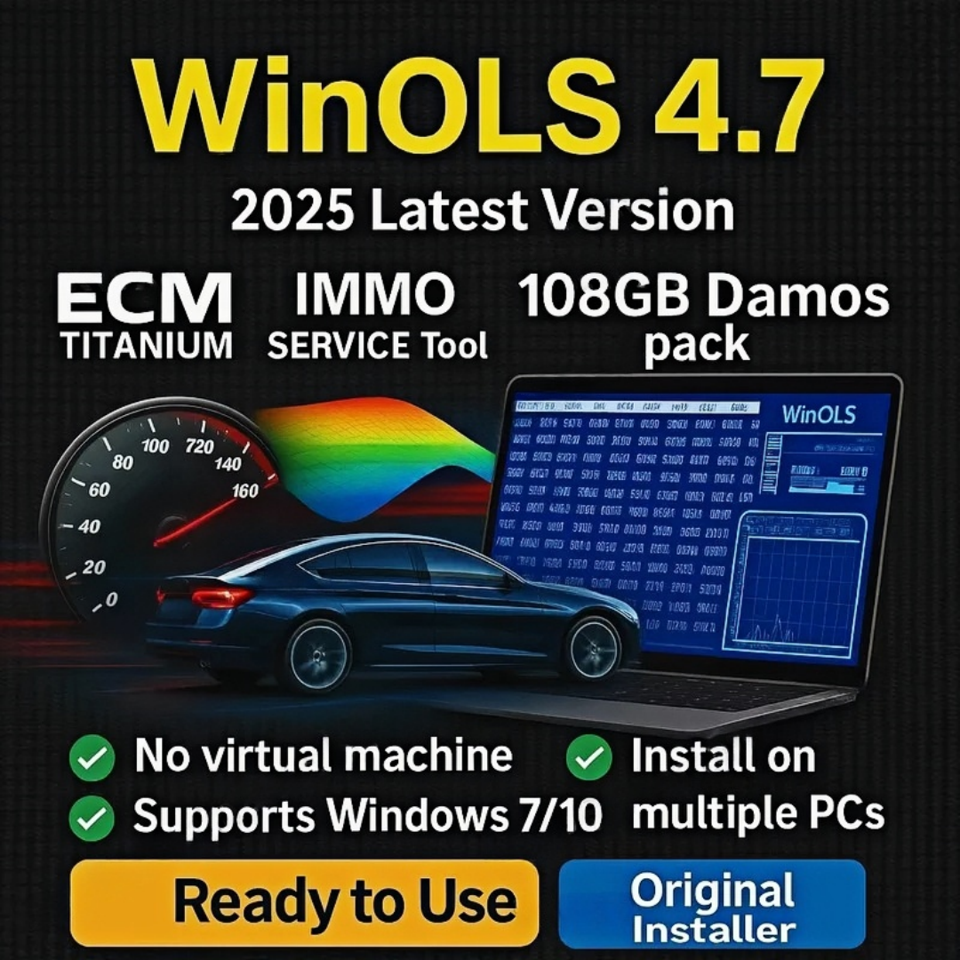 Winols 4.7 + ECM TITANIUM 2610 - Embroidery Legacy Software avaliação e preço
