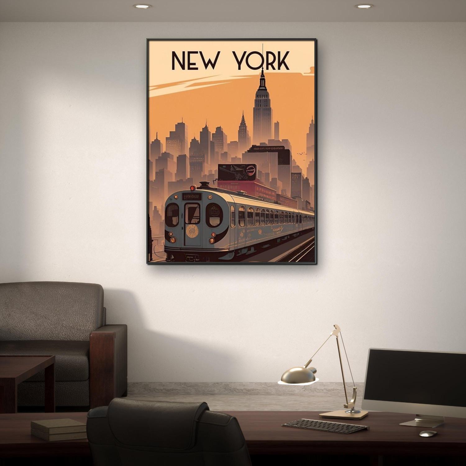 New York City Scenery DIY Diam - Embroidery York avaliação e preço