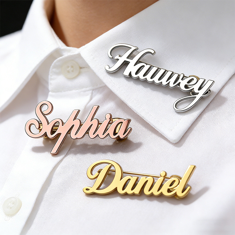 Stainless Steel Custom Name In - Embroidery Charm avaliação e preço