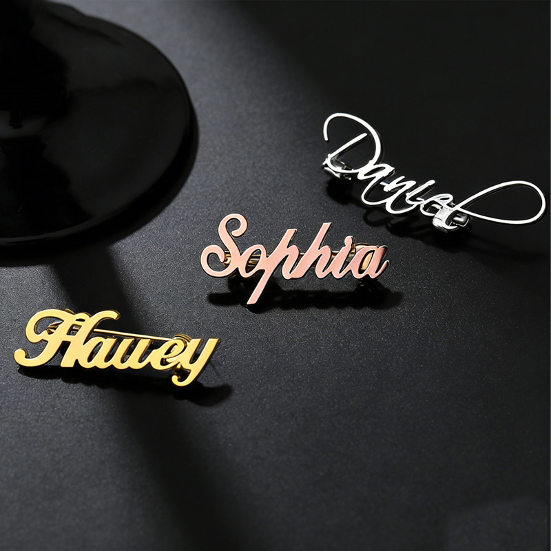 Stainless Steel Custom Name In - Embroidery Charm avaliação e preço