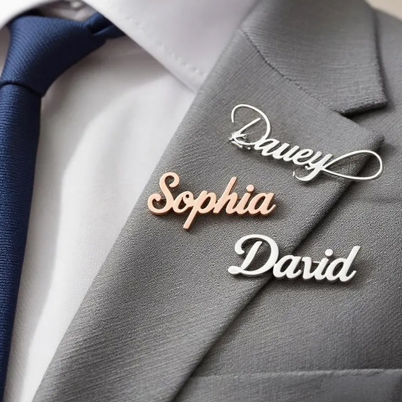 Stainless Steel Custom Name In - Embroidery Charm avaliação e preço