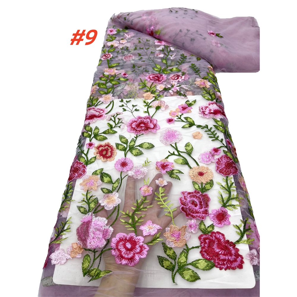 Wholesale French Luxury Mesh E - Embroidery Net Dress avaliação e preço