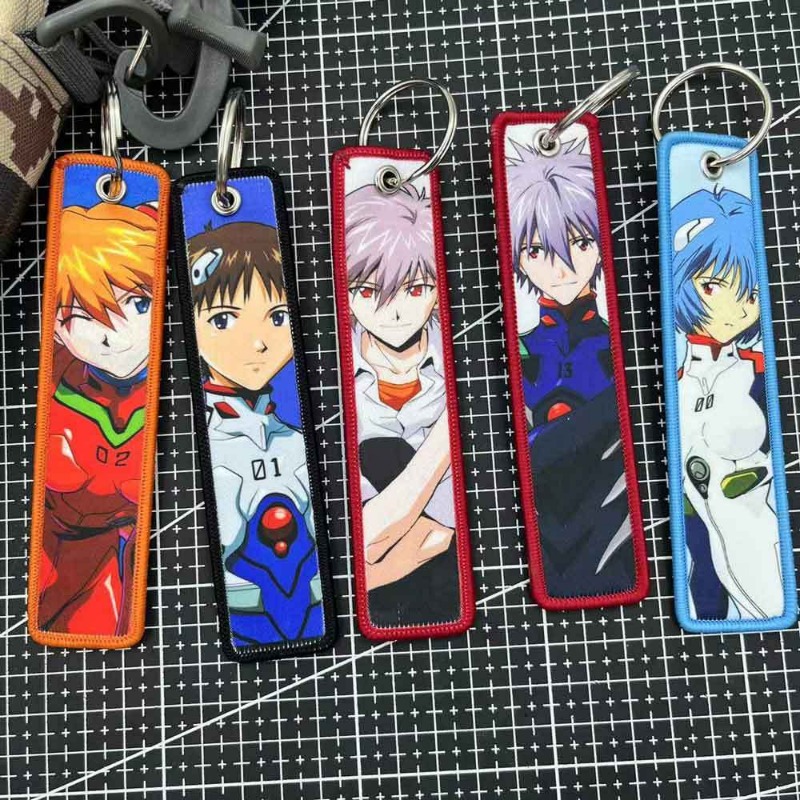 Evangelion Keychain Anime Embr - Embroidery Zone avaliação e preço