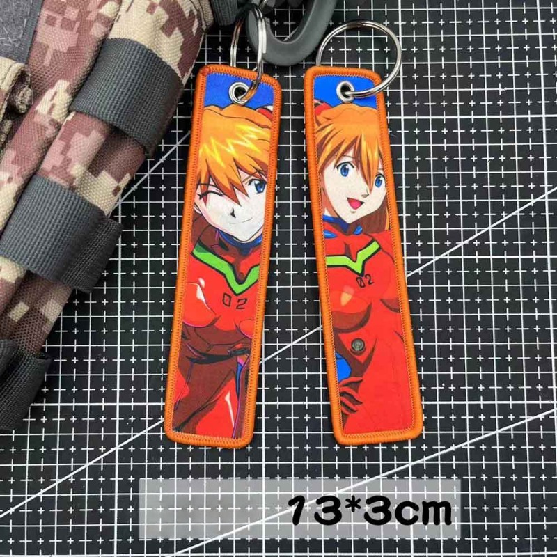 Evangelion Keychain Anime Embr - Embroidery Zone avaliação e preço