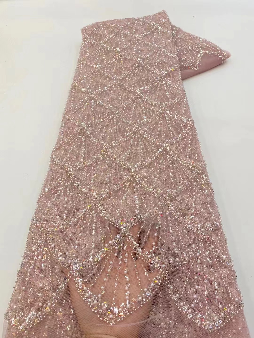 African Tulle Lace Fabric 2026 - Embroidery Net Dress avaliação e preço