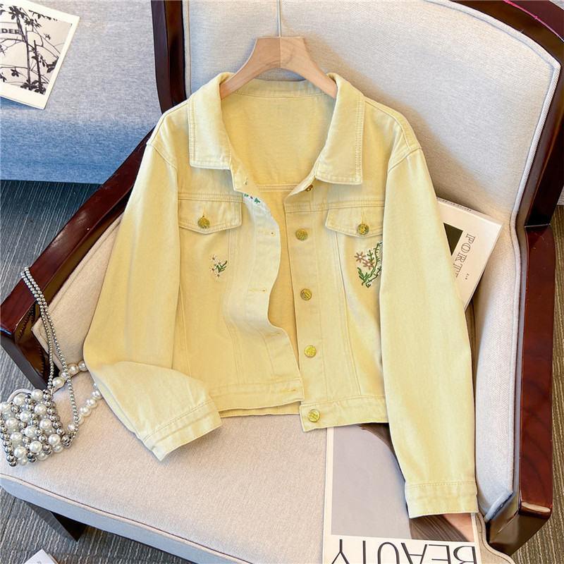 Korean Vintage Flower Embroide - Embroidery Yellow avaliação e preço