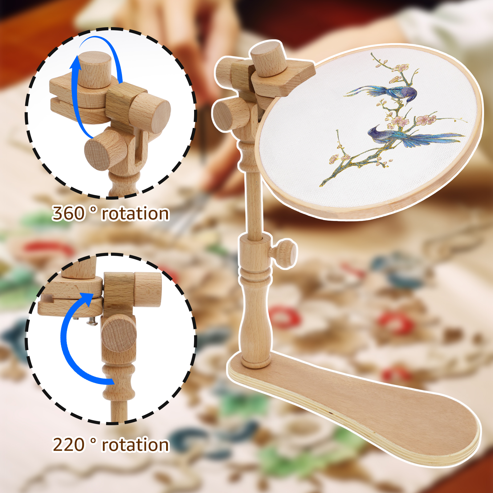 Embroidery Hoops Stand Adjusta - Embroidery Zone avaliação e preço