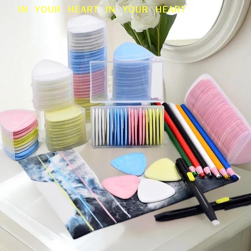 【X】Colorful Erasable Tailor Ch - Embroidery X Pattern avaliação e preço