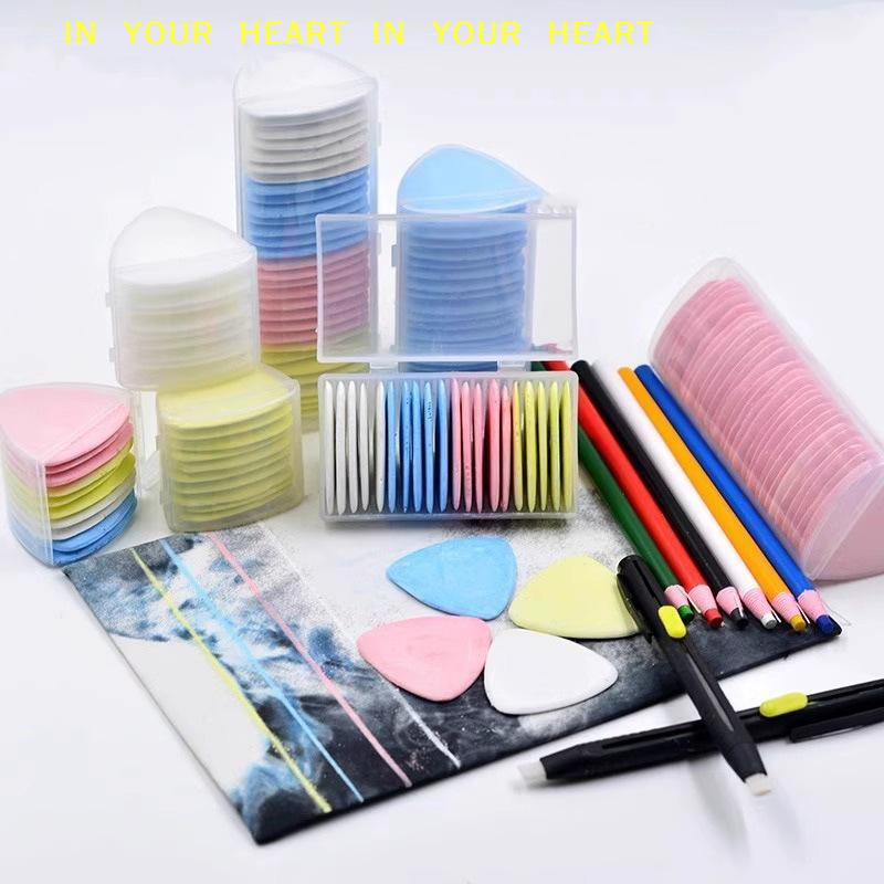 【X】Colorful Erasable Tailor Ch - Embroidery X Pattern avaliação e preço