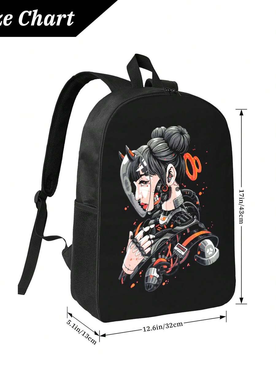 Cyberpunk Cyborg Girl Waterpro - Embroidery Bag avaliação e preço