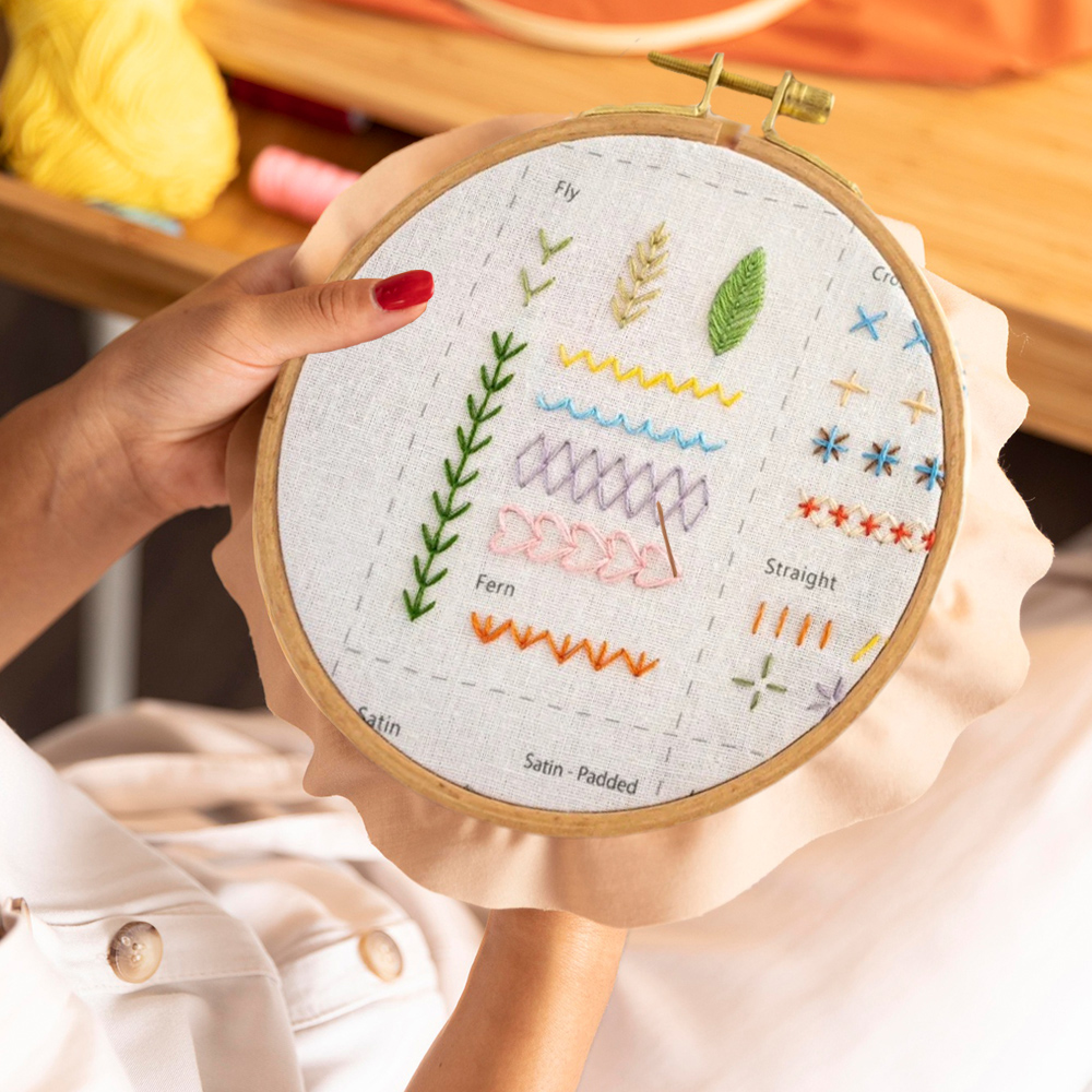 Basic Stitches Book For Beginn - Embroidery Guide Book avaliação e preço