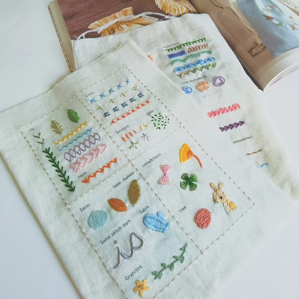 Basic Stitches Book For Beginn - Embroidery Guide Book avaliação e preço