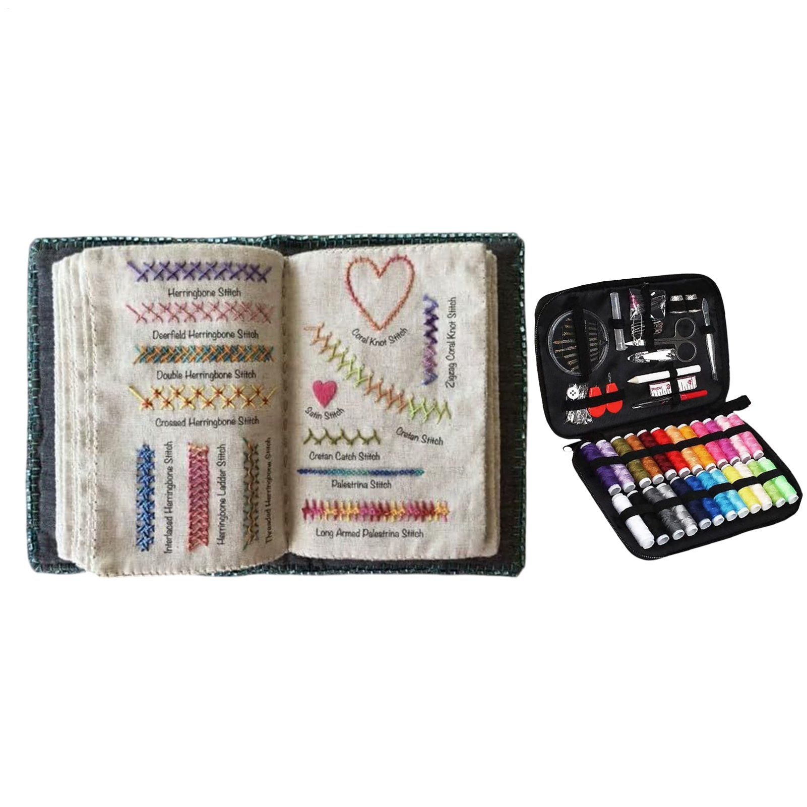 Embroidery Stitches Book Sewin - Embroidery Guide Book avaliação e preço