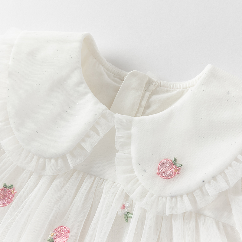 Dave Bella Girls Baby Mesh Pri - Embroidery Net Dress avaliação e preço