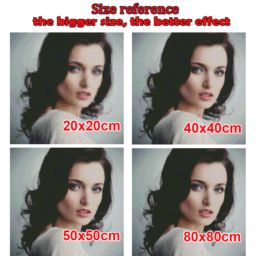 Full square round drill diy 5d - Embroidery Icon avaliação e preço