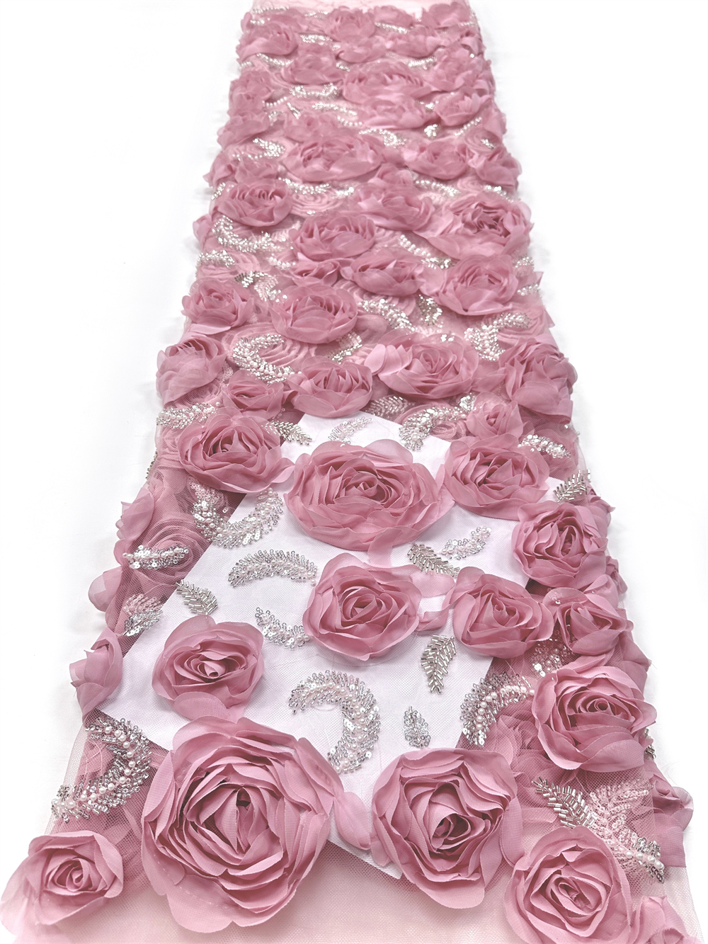 High quality,Beads With 3D Flo - Embroidery Net Dress avaliação e preço