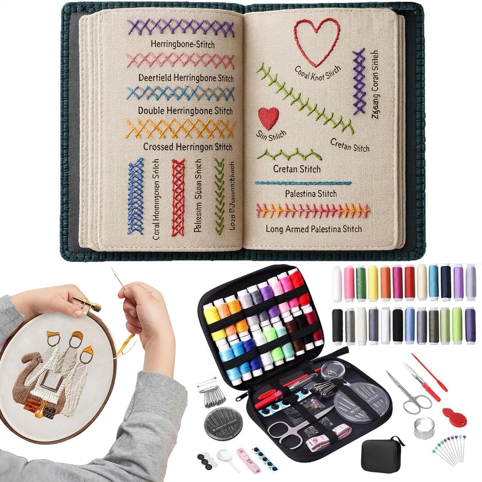 Embroidery Book For Beginners  - Embroidery Guide Book avaliação e preço