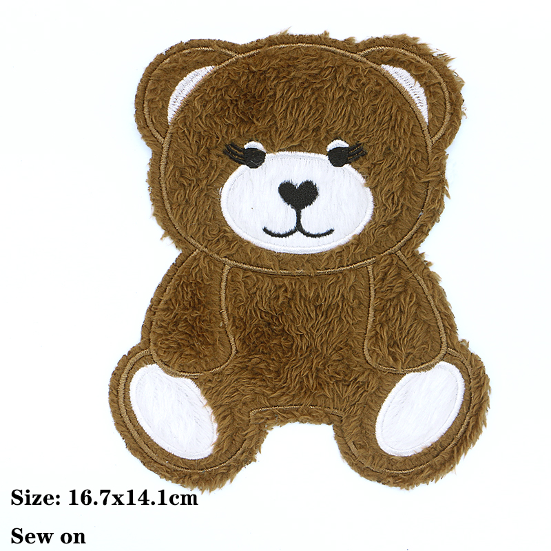 Cute White Brown Bear Glasses  - Embroidery Viewer avaliação e preço