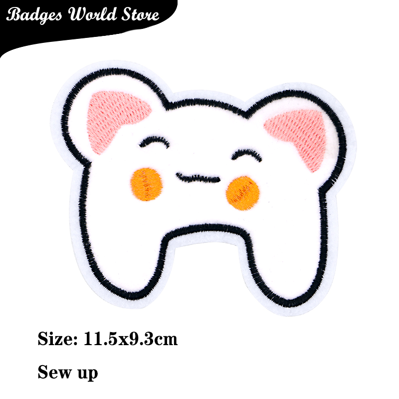 Cute White Brown Bear Glasses  - Embroidery Viewer avaliação e preço