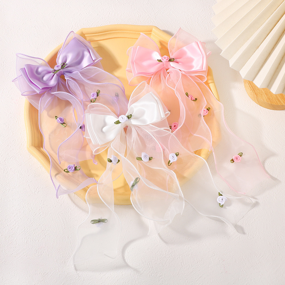 1pcs Cute Flower Embroidery Ha - Embroidery Love avaliação e preço