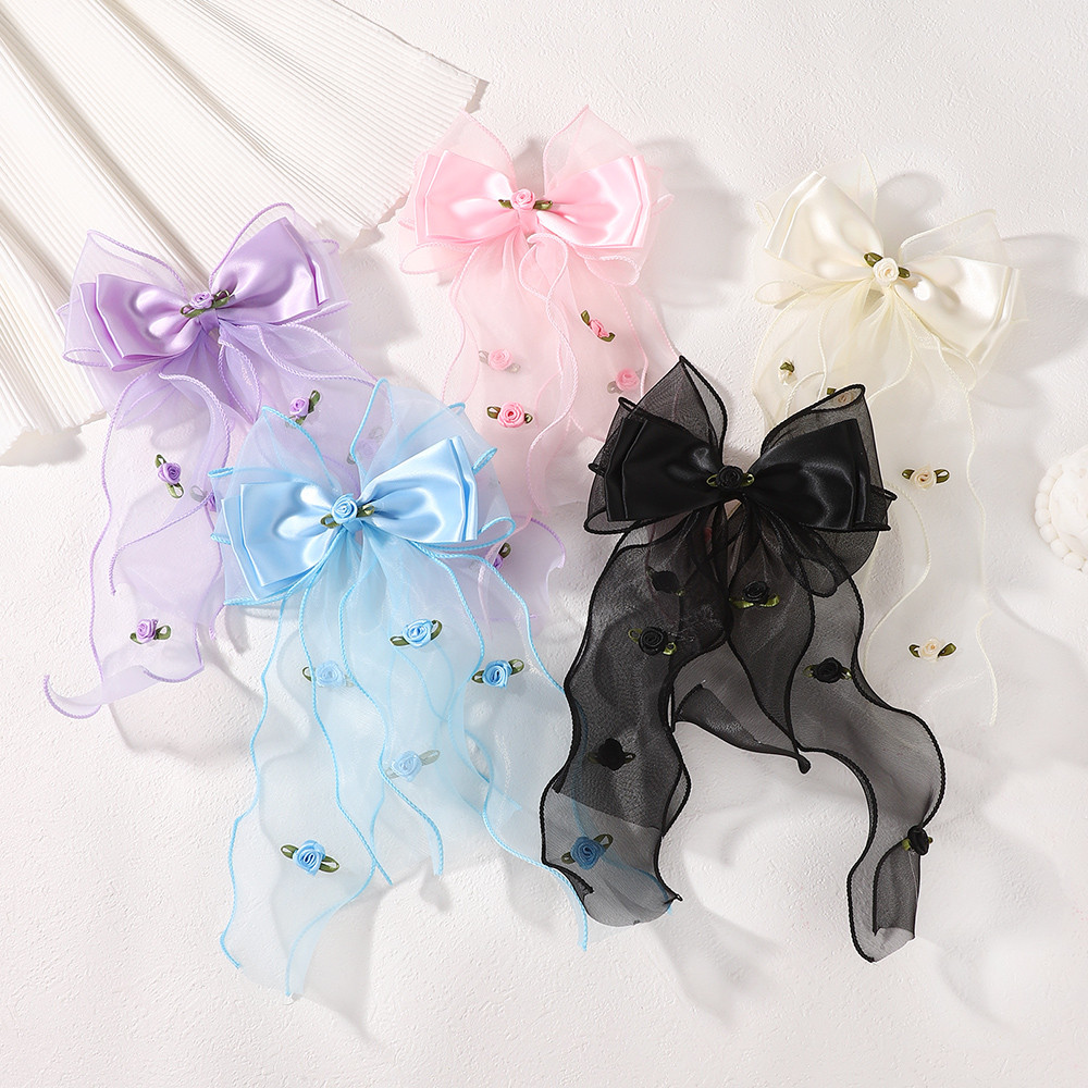 1pcs Cute Flower Embroidery Ha - Embroidery Love avaliação e preço