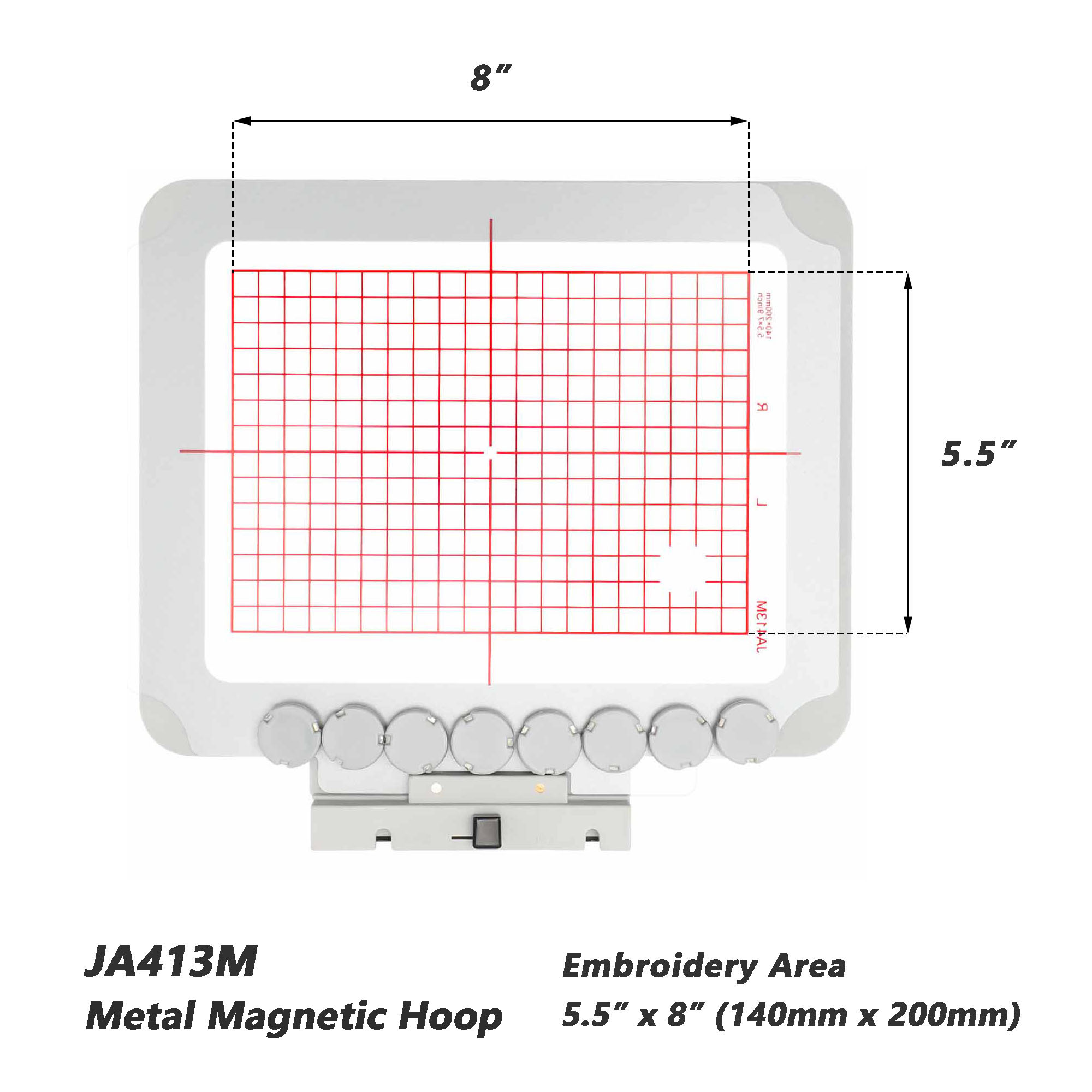 Magnetic Hoop for Janome MC 50 - Embroidery Zone avaliação e preço