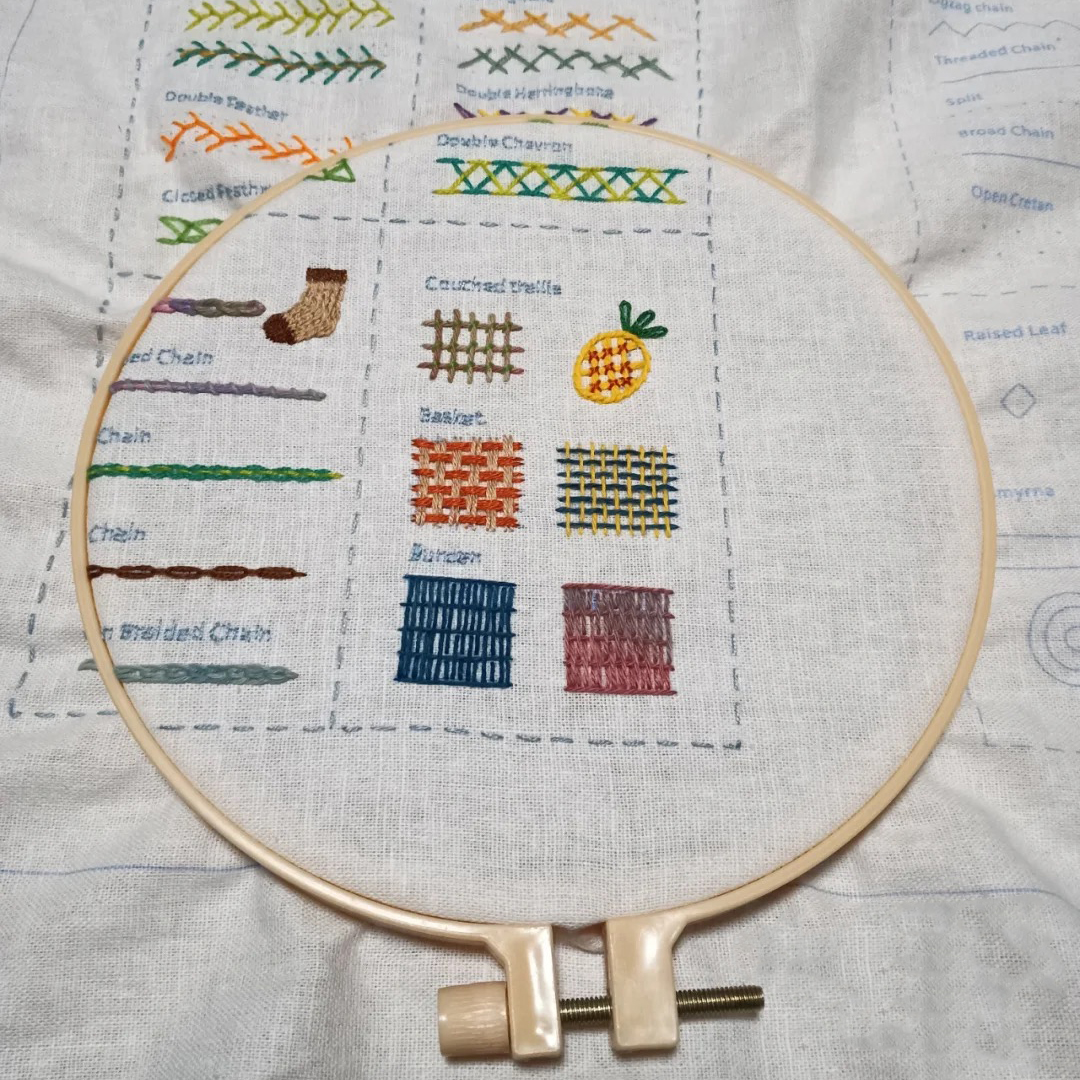 Embroidery Stitch Book for Beg - Embroidery Guide Book avaliação e preço