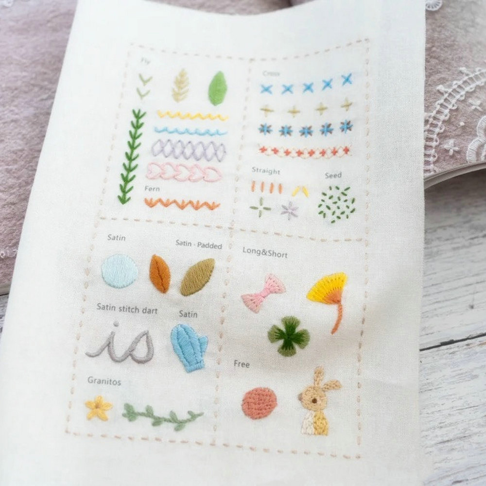 Embroidery Stitch Book for Beg - Embroidery Guide Book avaliação e preço