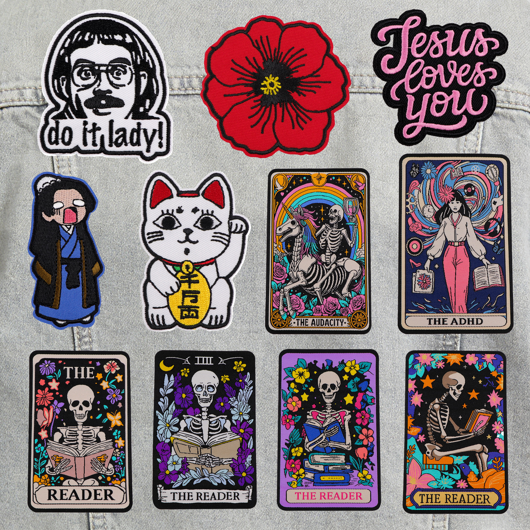 Do It Lady ADHD Quotes Patch I - Embroidery Viewer avaliação e preço