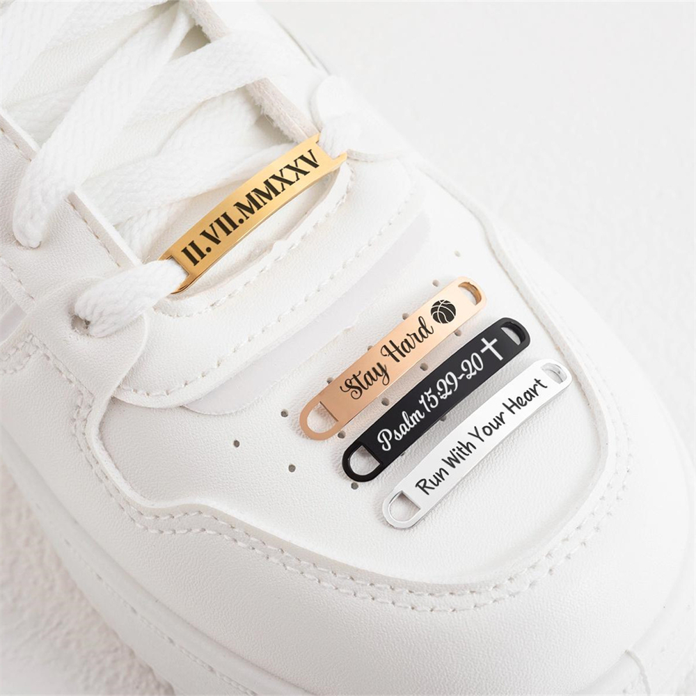 Running Shoe Tag Personalized  - Embroidery Charm avaliação e preço